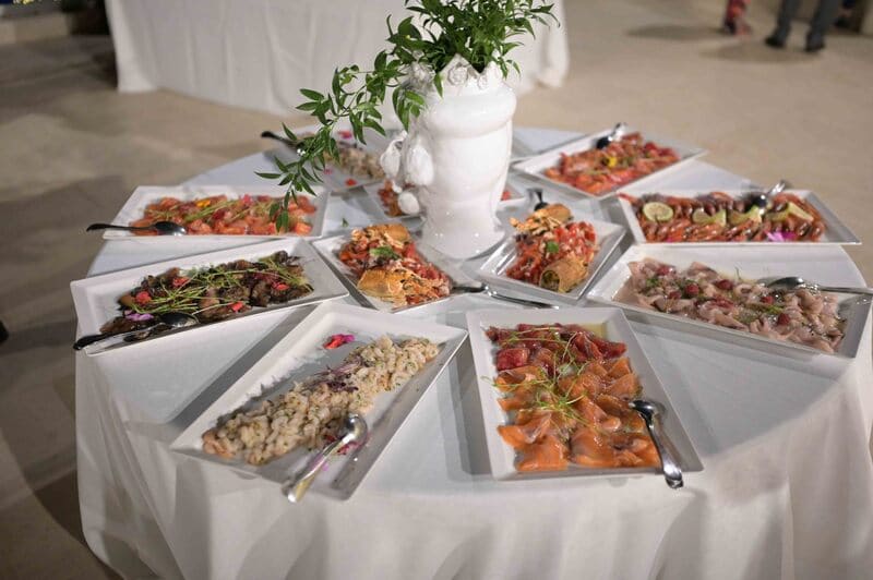 antipasti del catering auteri